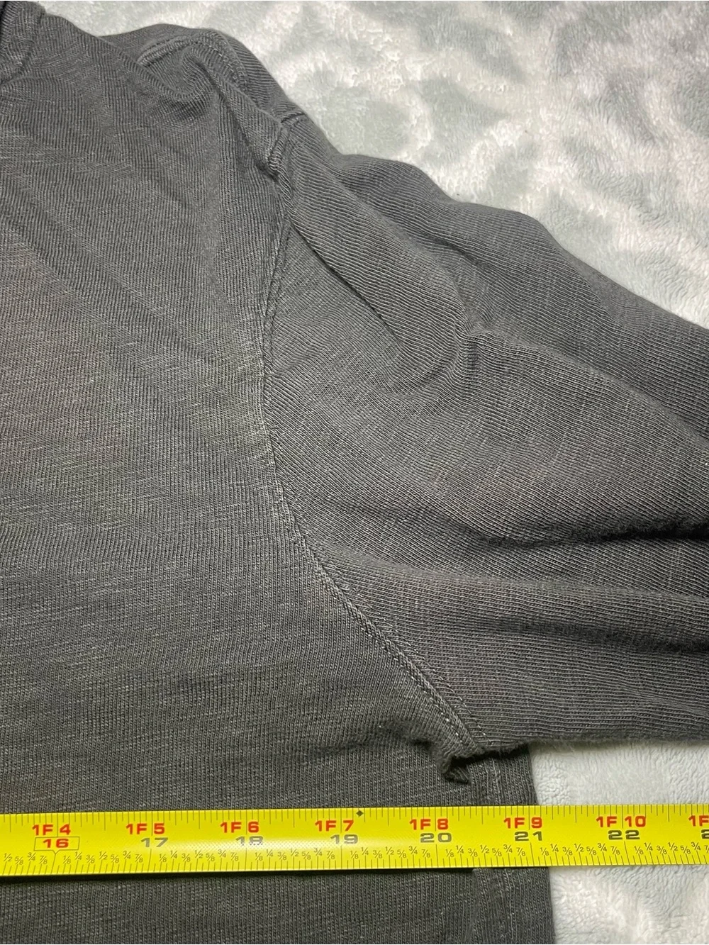 J.Crew Men’s Medium Garment Dyed Pullover Hoodie Black 100% Cotton Casual